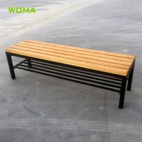 لکڑی سٹیل بینچ