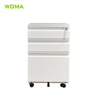 اسٹیل 3 دراز موبائل کیبنٹ